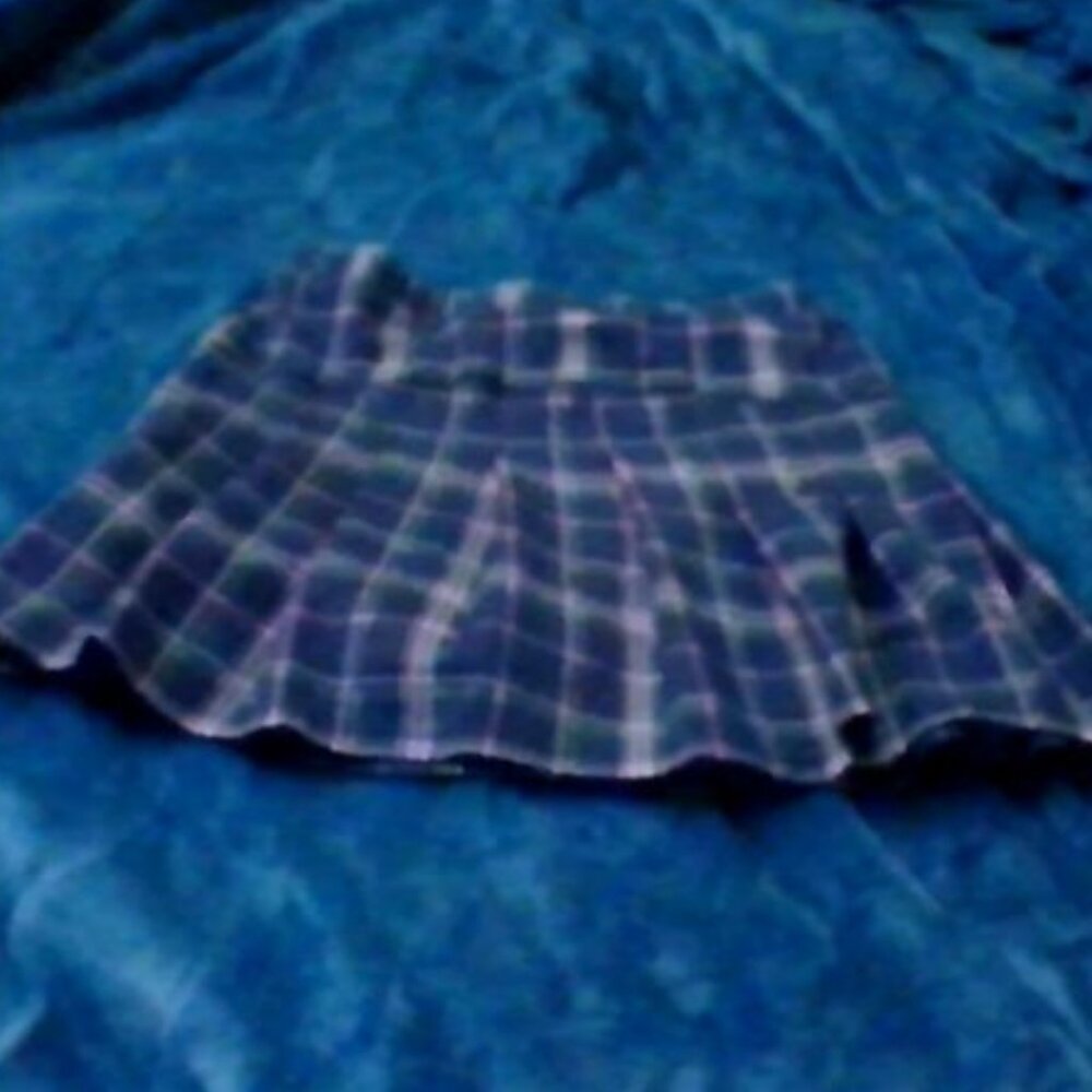 Plaid Skirt for Women with Shorts High Waist Pleated Skater Skirts